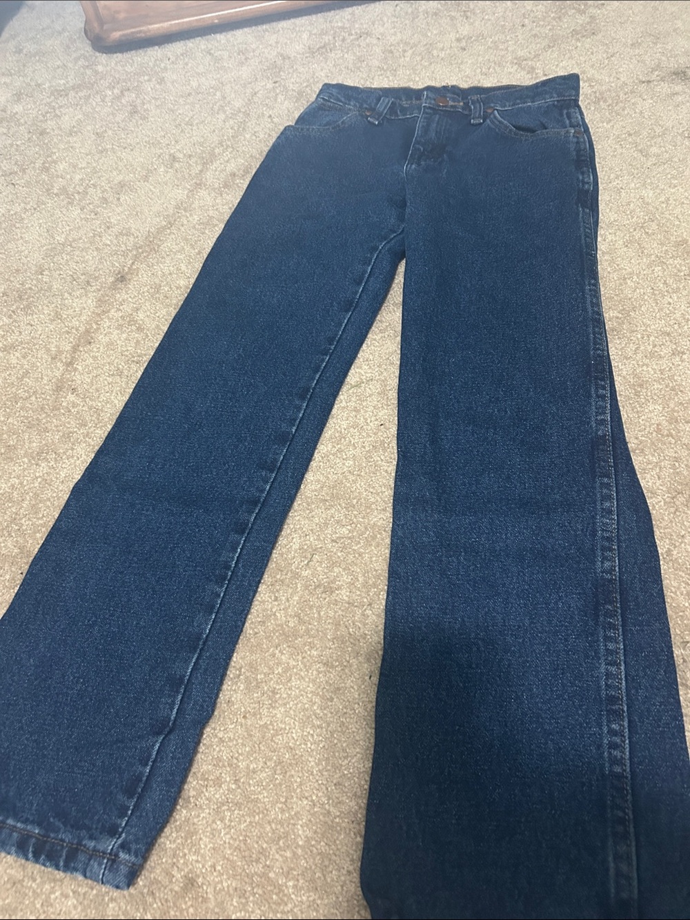 Wrangler Kids Dark Blue Straight Leg Jeans